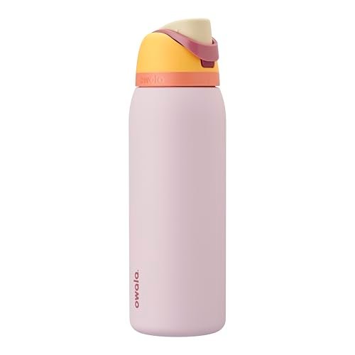 Owala FreeSip Insulated Stainless Steel Water Bottle with Straw for Sports and Travel, 40 oz