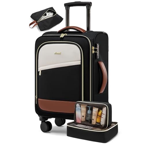LOVEVOOK 4 Pcs Carry On Luggage Set
